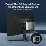 PC industrial pentru firewall pfSense cu Celeron J4125 și 4 LAN