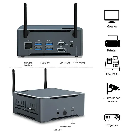 Mini PC pentru Gaming Desktop AMD Ryzen M6