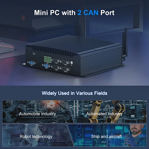 Mini PC Industrial Intel i5 Generația a 10-a fără Ventilator