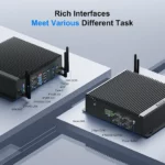 Mini PC Fără Ventilator cu Intel 10-a generație, 8 USB, 6 COM, Computer Industrial