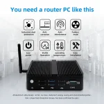 Firewall PC Celeron J4125 4 Lan