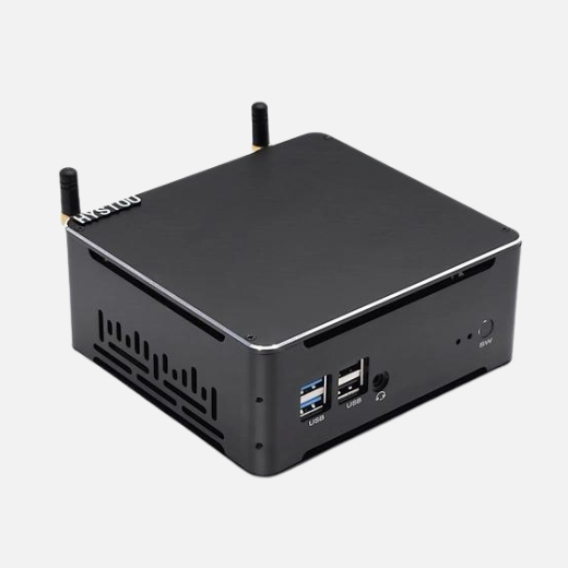 Mini PC de dimensiuni palmă, cu procesor Intel Core i7-8565U