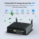 Mini PC Fără Ventilator cu Intel 10-a generație, 8 USB, 6 COM, Computer Industrial