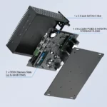 Mini PC Fără Ventilator cu Intel 10-a generație, 8 USB, 6 COM, Computer Industrial