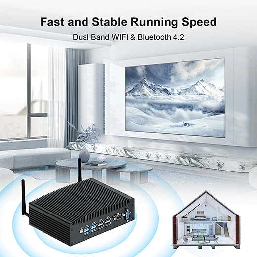 Mini PC Industrial Dual LAN H7-10th Core i3 i5 i7